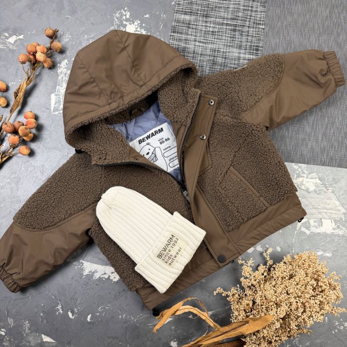 Курточка дитяча демі Teddy BEWARM Choko