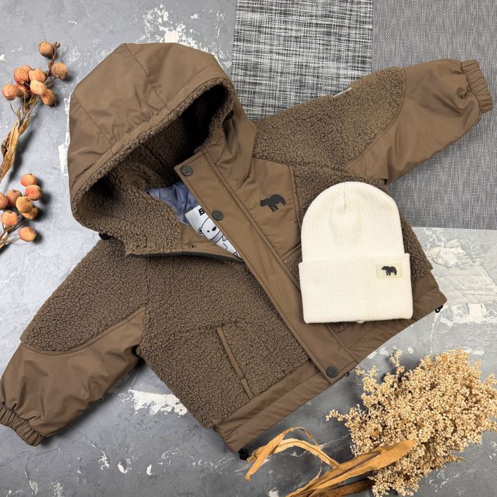 Курточка дитяча демі Teddy BEWARM Choko