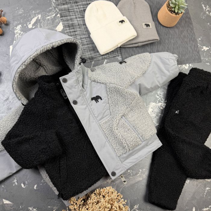 Курточка дитяча демі Teddy BEWARM Grey