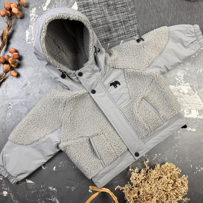 Курточка дитяча демі Teddy BEWARM Grey