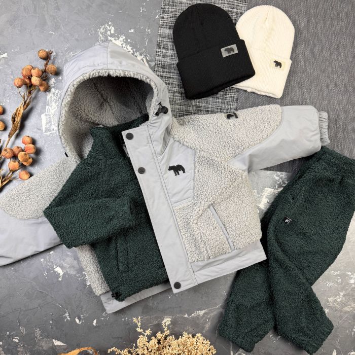Курточка дитяча демі Teddy BEWARM Grey