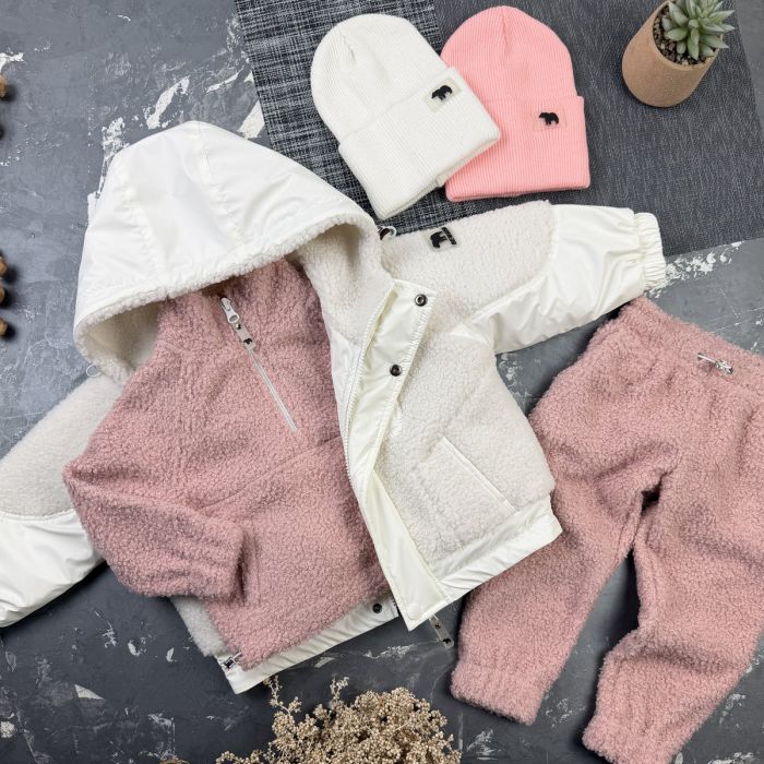 Курточка дитяча демі Teddy BEWARM White