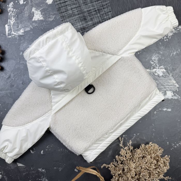 Курточка дитяча демі Teddy BEWARM White