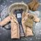 Куртка-пальто BEWARM Bakota Beige дитяча зимова подовжена