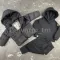 Куртка-пуффер дитяча демісезонна BEWARM Black