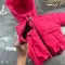 Куртка-пуффер дитяча демісезонна BEWARM Raspberry