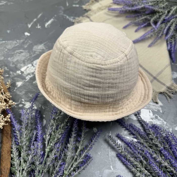 Панамка дитяча Muslin Cotton BEWARM Беж