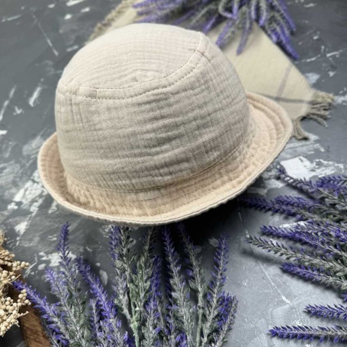 Панамка дитяча Muslin Cotton BEWARM Беж