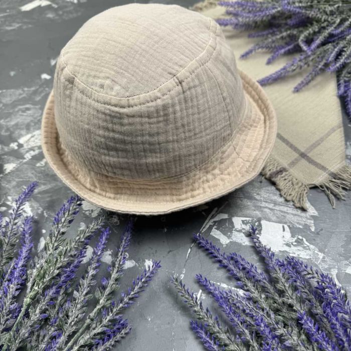 Панамка дитяча Muslin Cotton BEWARM Беж