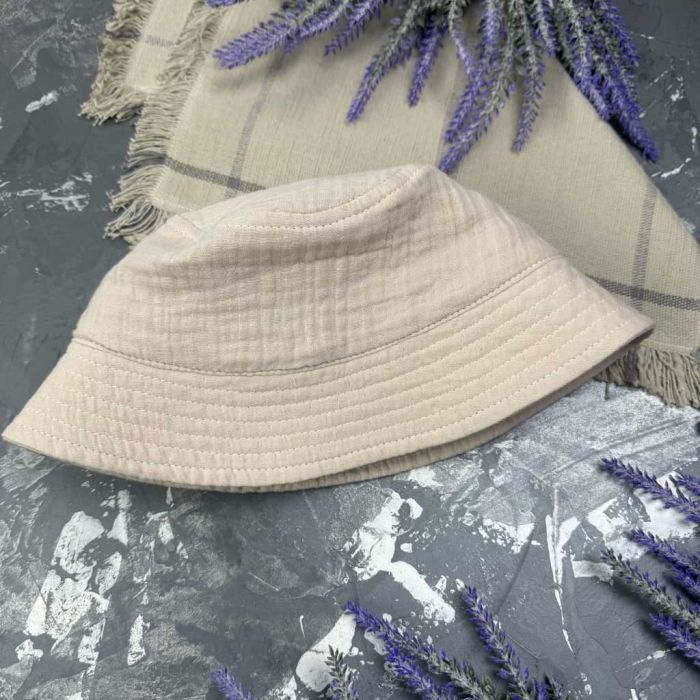 Панамка дитяча Muslin Cotton BEWARM Беж