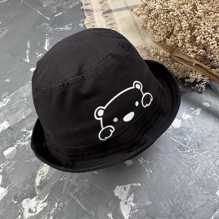 Костюм prettybear шорти+футболка+панамка дитячий Беж/Чорний