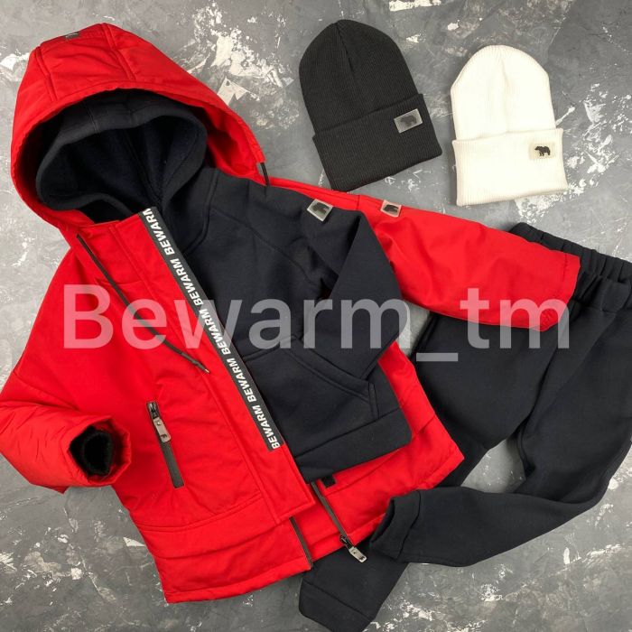Парка Dream дитяча демісезонна BEWARM червона