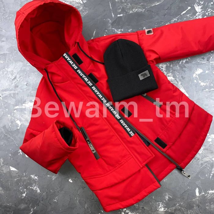 Парка Dream дитяча демісезонна BEWARM червона