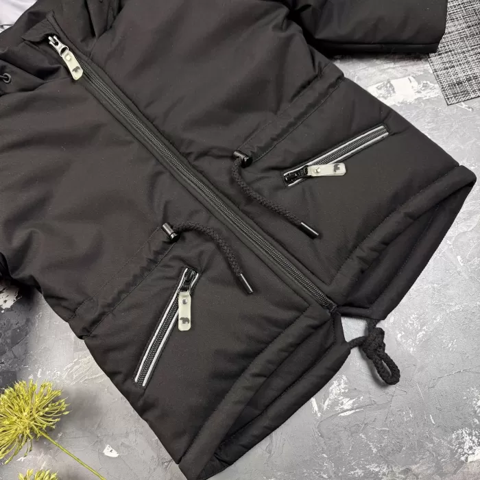 Парка Spring дитяча демісезонна BEWARM Black