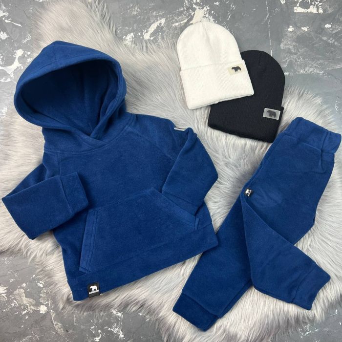 Спортивний дитячий костюм Polar Fleece HQ BEWARM Blue