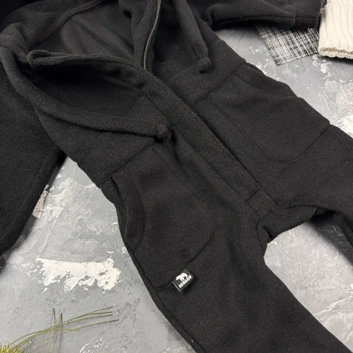 Ромпер Polar Fleece BEWARM Teddy Black