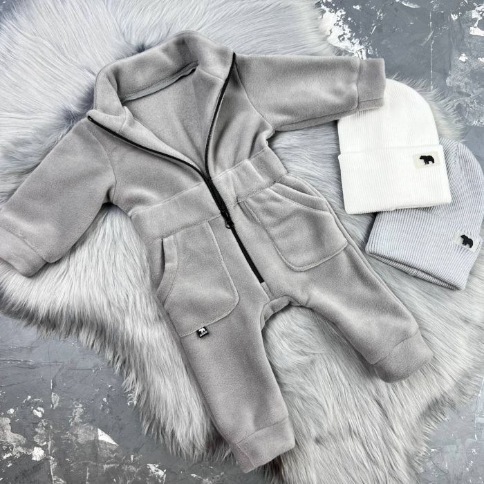 Ромпер Polar Fleece BEWARM Olimpik Light gray