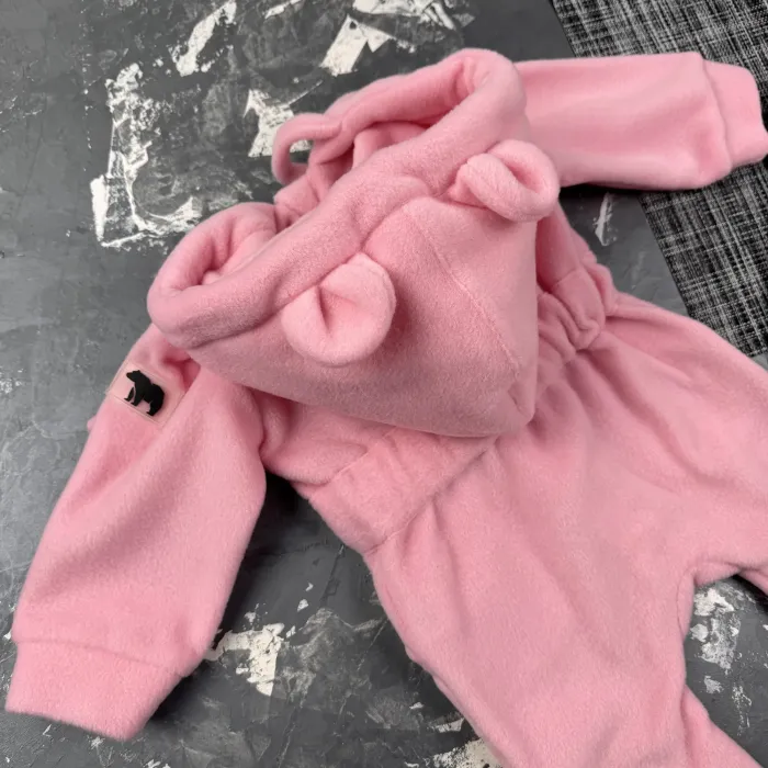 Ромпер Polar Fleece BEWARM Teddy Pink