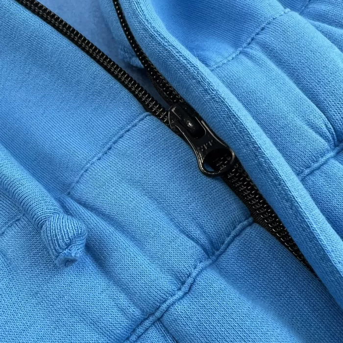 Ромпер дитячий BEWARM на флісі з капюшоном Electric Blue