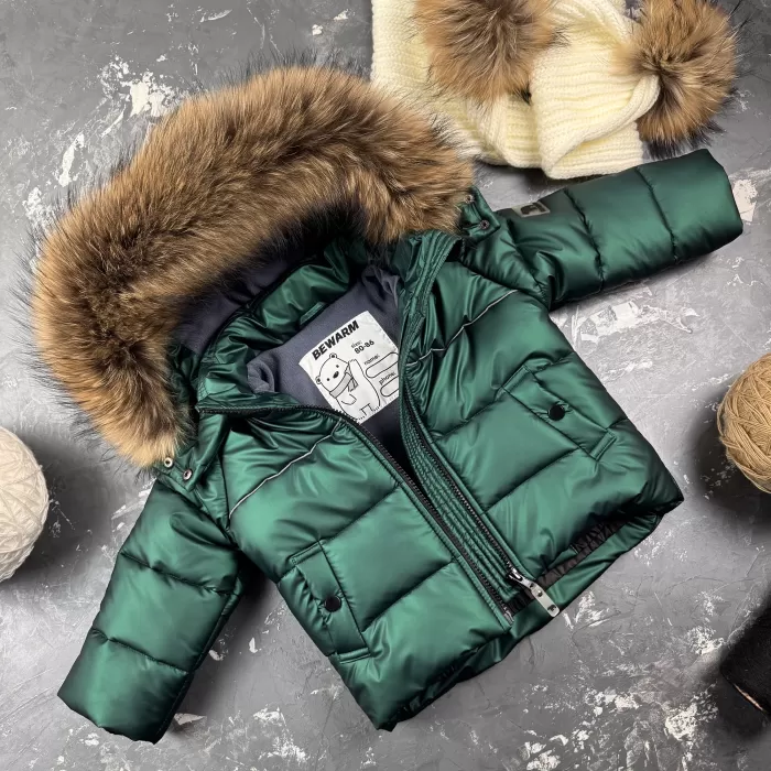 Комбінезон BEWARM Umka Emerald дитячий зимовий роздільний