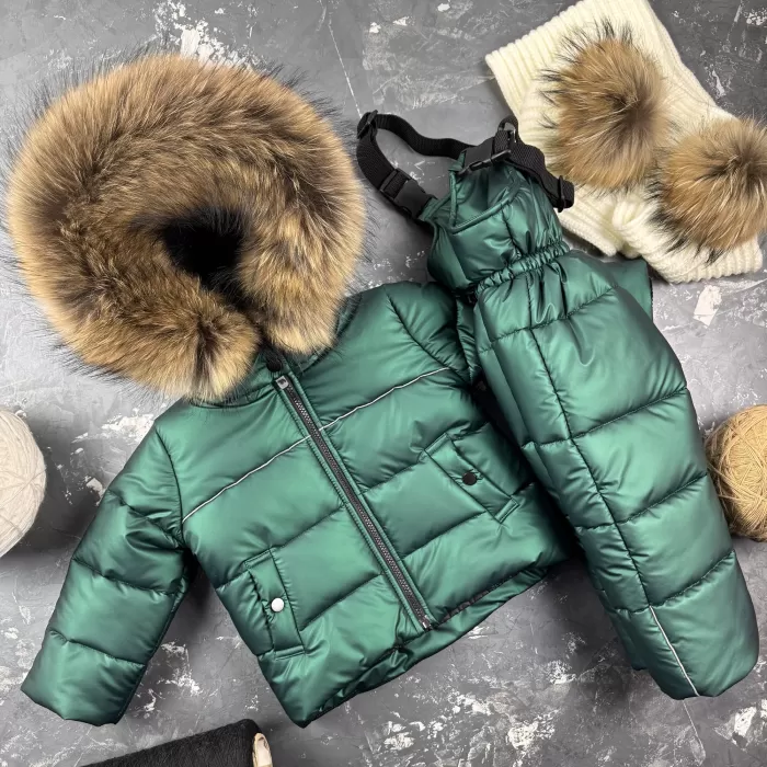 Комбінезон BEWARM Umka Emerald дитячий зимовий роздільний