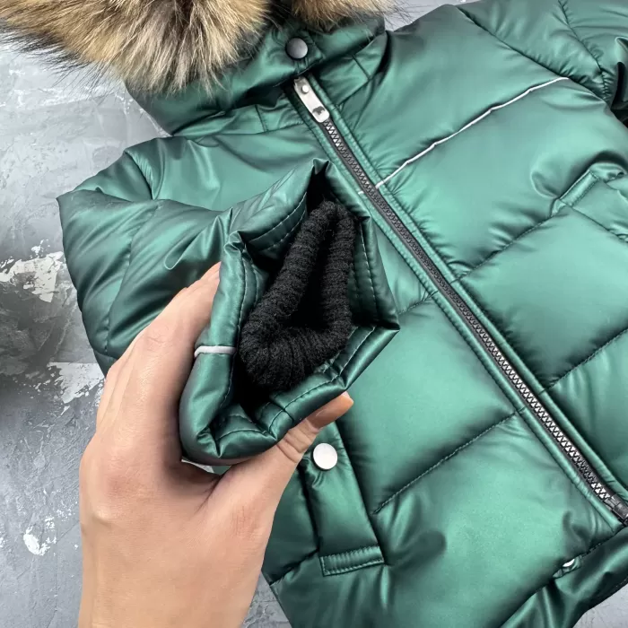 Комбінезон BEWARM Umka Emerald дитячий зимовий роздільний