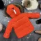 Комбінезон BEWARM Umka Black-Orange дитячий зимовий роздільний