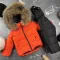 Комбінезон BEWARM Umka Black-Orange дитячий зимовий роздільний