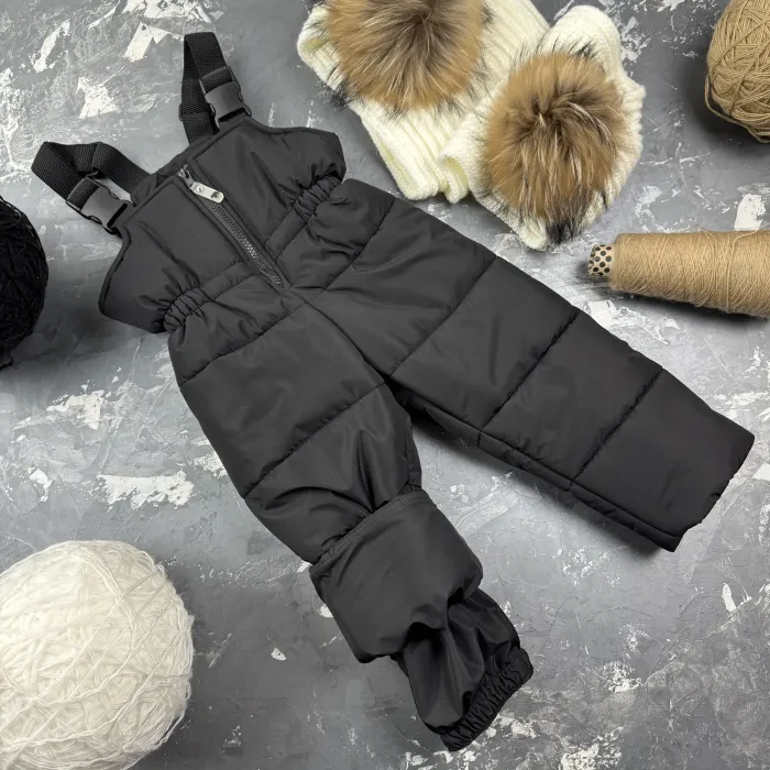 Комбінезон BEWARM Umka Yellow-black дитячий зимовий роздільний