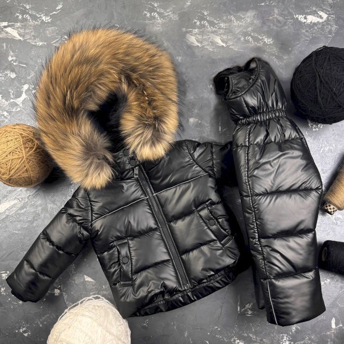 Комбінезон BEWARM Umka Royal Black дитячий зимовий роздільний
