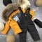 Комбінезон BEWARM Umka Yellow-black дитячий зимовий роздільний