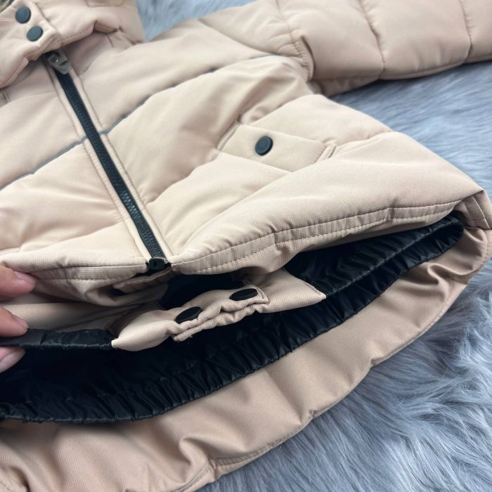 Комбінезон BEWARM Umka Beige дитячий зимовий роздільний