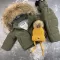 Комбінезон BEWARM Umka khaki дитячий зимовий роздільний