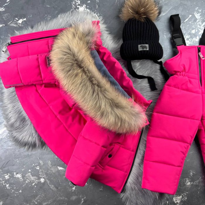 Комбінезон BEWARM Umka Pink дитячий зимовий роздільний