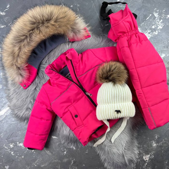 Комбінезон BEWARM Umka Pink дитячий зимовий роздільний