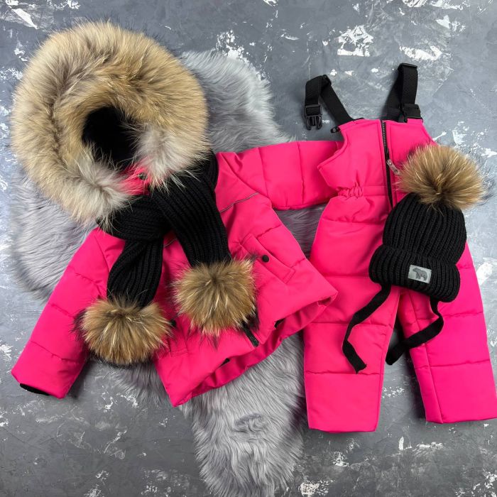 Комбінезон BEWARM Umka Pink дитячий зимовий роздільний