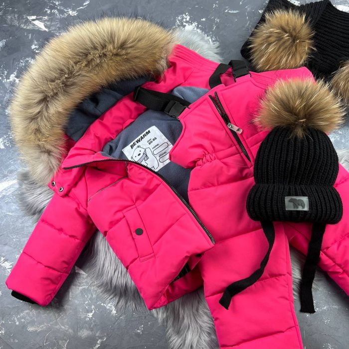 Комбінезон BEWARM Umka Pink дитячий зимовий роздільний