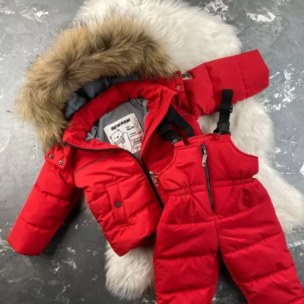 Комбінезон BEWARM Umka Red дитячий зимовий роздільний