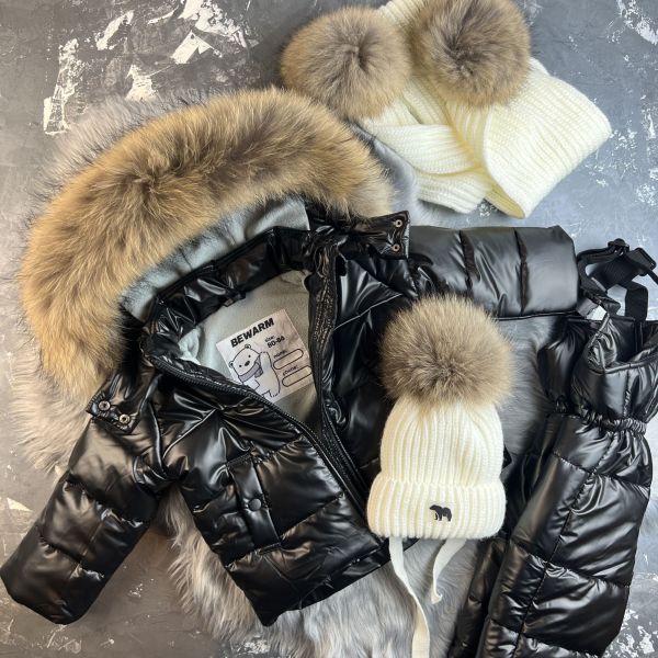 Комбінезон BEWARM Umka Royal Black дитячий зимовий роздільний