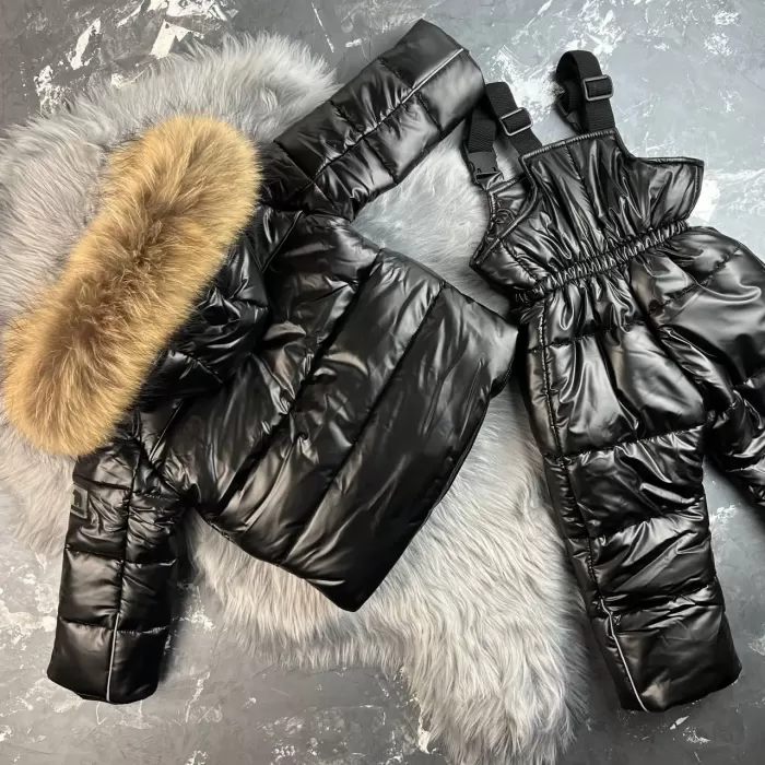 Комбінезон BEWARM Umka Royal Black дитячий зимовий роздільний