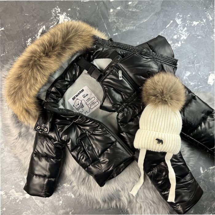 Комбінезон BEWARM Umka Royal Black дитячий зимовий роздільний