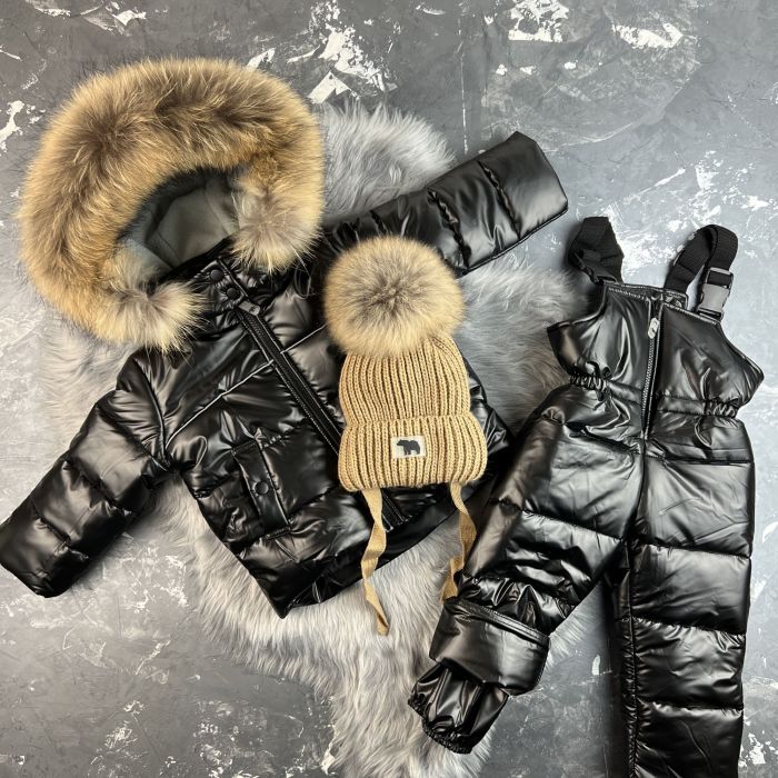 Комбінезон BEWARM Umka Royal Black дитячий зимовий роздільний