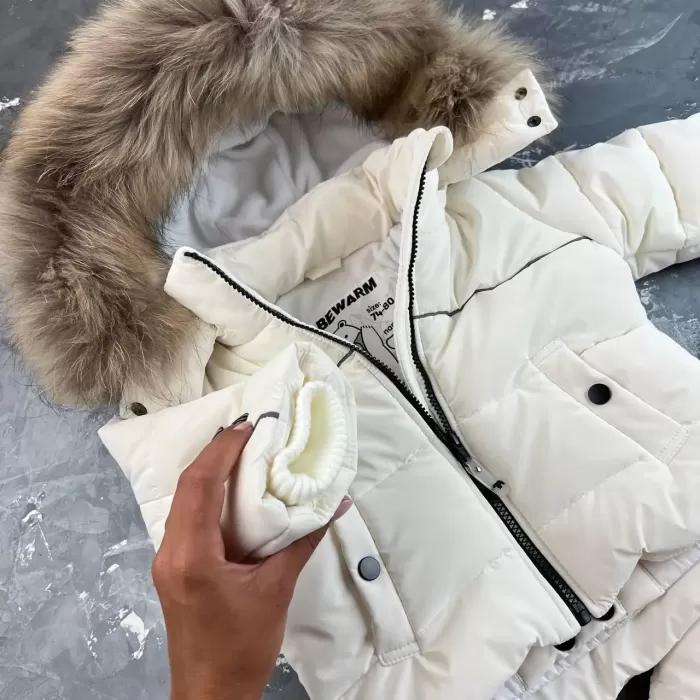 Комбінезон BEWARM Umka White Velvet дитячий зимовий роздільний