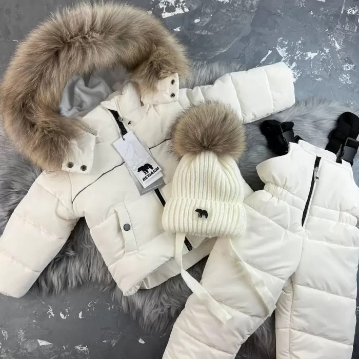 Комбінезон BEWARM Umka White Velvet дитячий зимовий роздільний