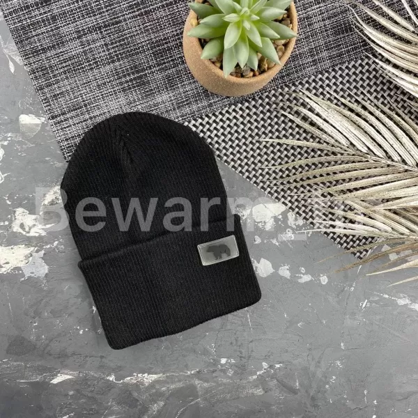 Шапочка дитяча демісезонна beanie black