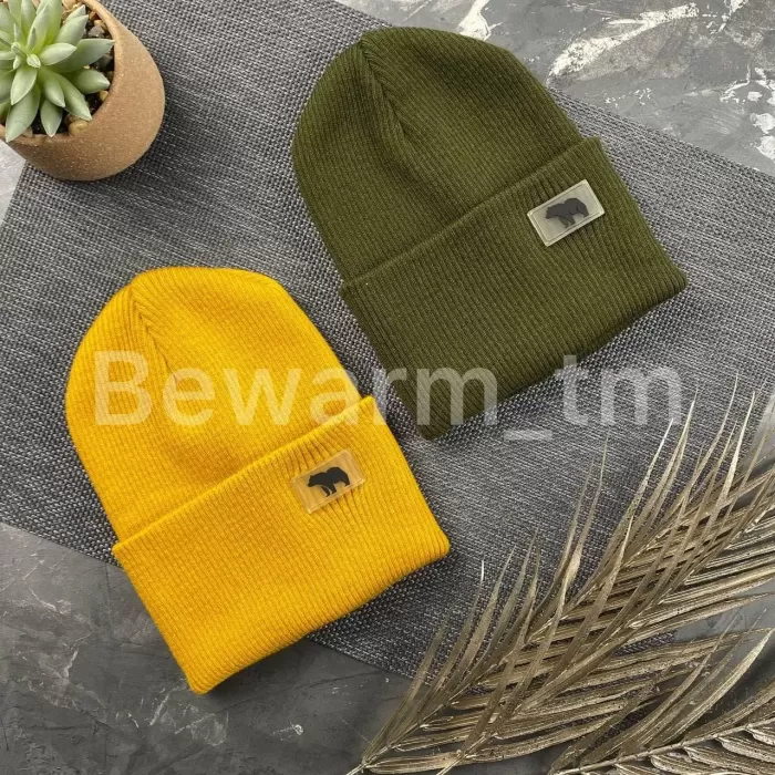 Шапочка дитяча демісезонна beanie khaki