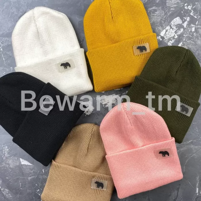 Шапочка дитяча демісезонна beanie mustard