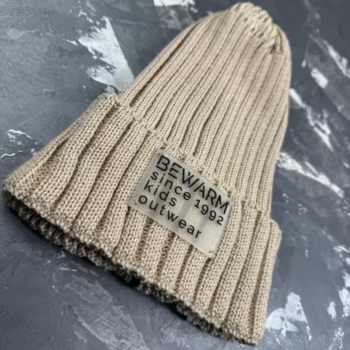 Шапочка дитяча демісезонна banana beige