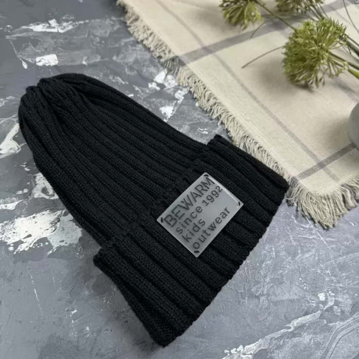 Шапочка дитяча демісезонна banana black