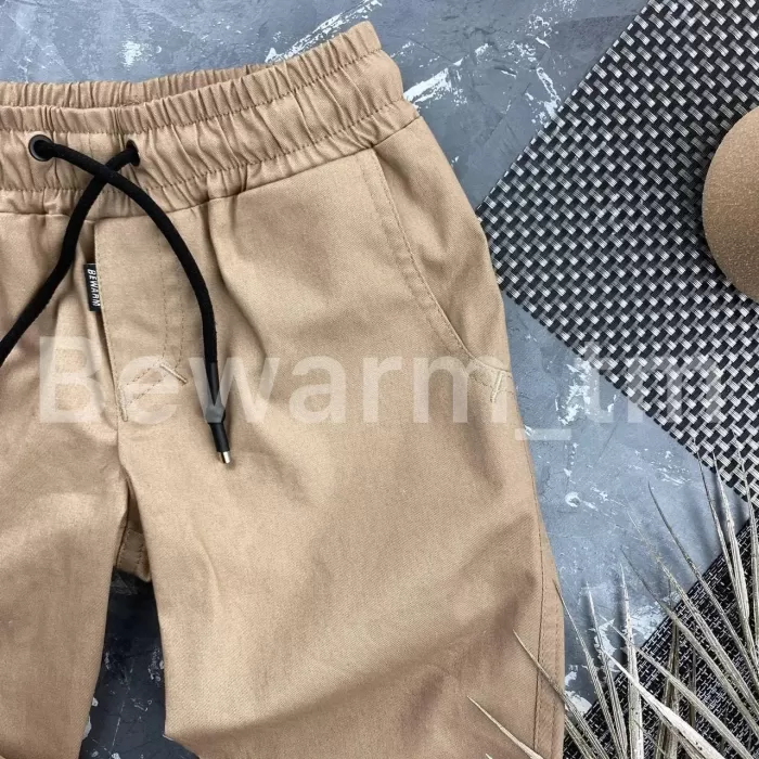Штани дитячі джоггери Organic Cotton beige